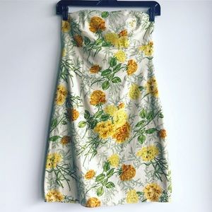 XXI Strapless Flower Dress